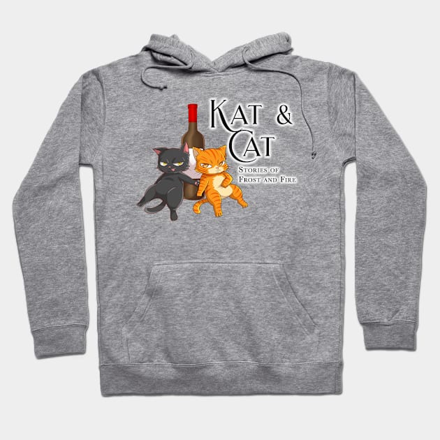 Kat and Cat - Stories of Frost and Fire Hoodie by KimbraSwain